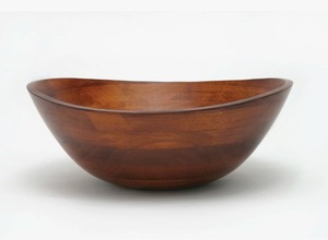 Grand saladier en bois fait main, naturel, pour servir les aliments, idéal pour la restauration et les événements, à prix avantageux - Product Image 2