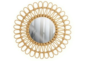 Espejos de Ratán Ecológicos, Decoración de Pared Hecha a Mano con Ratán Natural, Ligera y Duradera, Adorno para el Hogar OEM de Vietnam - Product Image 3