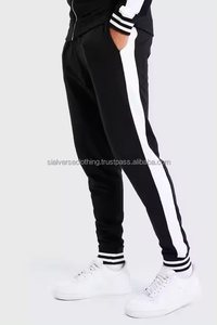 Sialverse personalizado 2 piezas Joggers chándal estampado Zip Hood ropa de gimnasio para hombres de talla grande deportes de invierno rayas ecológicas - Product Image 2