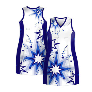 Wholesale Full Sublimation Netball Uniform Lightweight Breathable Netball <b>Dress</b> <b>Custom</b> Team Sportswear Vibrant Color Printing - Product Image 6