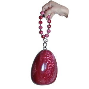 Indian handmade Red Resin Clutch Bag With Beaded Handle Luxury Evening Party Handbag For Women <b>Wedding</b> Gift - Product Image 1