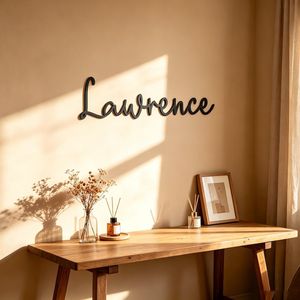 Letrero Personalizado con Nombre de Familia, Letras de Madera Negra para Decoración de Pared, Placa para Entrada de Casa - Product Image 5