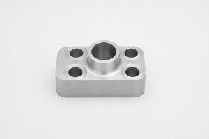 Precision Aluminum Mounting Flange Block for <b>Machinery</b>, Automation Equipment and Mechanical Assembly - Product Image 3