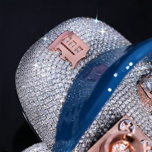 Colgante de Plata de Ley 925 con Micro Pavé de Diamantes de Moissanita VVS, Estilo Hip Hop, Personalizado, para Hombre, Inspirado en el Rapero Famoso Star, Diseño Iced Out, para Chico Moderno - Product Image 3