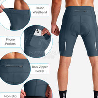 Shorts de cyclisme pour hommes, nouvelle conception, écologiques et respirants, en spandex/polyester, confortables pour la course à vélo en plein air, la course cycliste et l'usage quotidien