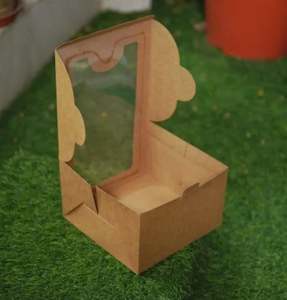 Emballage de gâteaux avec fenêtre de qualité supérieure, multi-tailles, couleur personnalisée, provenant d'un exportateur indien, au prix de gros. - Product Image 3