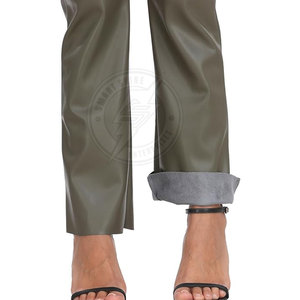 Pantalons en cuir pour femmes, style nouveau, usage extérieur, meilleure qualité, couleur personnalisée. - Product Image 5