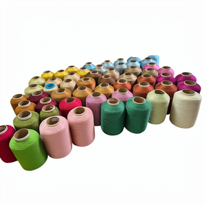 Fil à broder en soie sur cônes, haute brillance, fil textile industriel multi-usages pour broderie de vêtements de luxe, exportation - Product Image 1