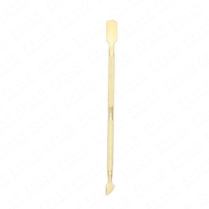 Pousse-cuticules professionnel de haute qualité en acier inoxydable à double extrémité, grattoir à ongles, nettoyeur de peaux mortes - Product Image 3