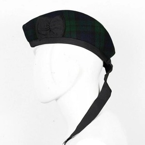 Gorro Glengarry/Kilt de Tartán Escocés e Irlandés de Lana - Product Image 2