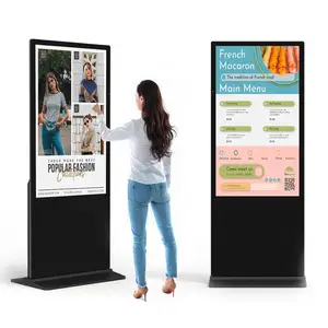 Pubblicità esterna Remote Digital Portable Video Sign Video Poster Display a Led Display LCD ad alta risoluzione 4K 75 pollici