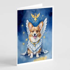Corgi My Angel ชุดการ์ดอวยพร A7แปลกๆ8การ์ดเปล่าพร้อมซองจดหมายขนาด5x7 - Product Image 1