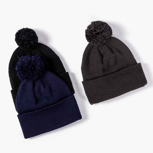 Unisex <b>Winter</b> Beanie <b>Caps</b> <b>for</b> <b>Men</b> and Women Common Breathable Hats with Dot Pattern Well-Made Sports Use - Product Image 5