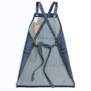 Wholesale Adjustable Waist Bib <b>Apron</b> Cooking Kitchen Restaurant <b>Work</b> <b>Aprons</b> for Men Women With Pockets Chef <b>Aprons</b> - Product Image 2