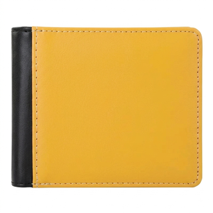 HOCAYU 2022 Custom Men's Short Blank Open PU Leather DIY Sublimation Hand <b>Wallet</b> - Product Image 3