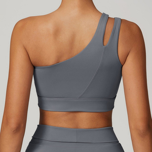 High <b>Stretch</b> Sports Fitness <b>Bra</b> Front Adjusted Straps Style For Yoga Wear Breathable Wireless Support Gym Activewear - Product Image 3