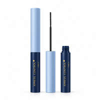 VIBELY Slim Precision Mascara untuk Bulu Mata Lentik dan Terdefinisi, Kosmetik Rias Mata dengan Kuas Halus