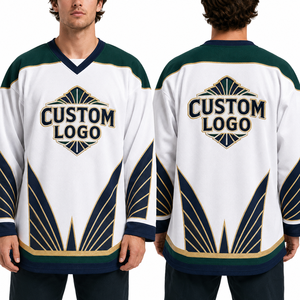 Numbered <b>Ice</b> <b>Hockey</b> <b>Jersey</b> Custom <b>Wholesale</b> Teamwear Sportswear Uniform <b>Practice</b> Match Tournament Training Classic Vintage Retro - Product Image 6
