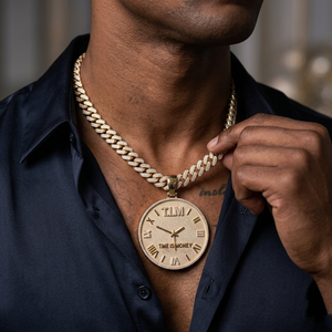 Colgante de Letra para Hombre con Moissanita Chapado en Oro de 14K, Inicial Personalizada, Joyería Hip Hop Drip Bling, Venta al por Mayor, Bajo MOQ, Proveedor de Joyería - Product Image 3