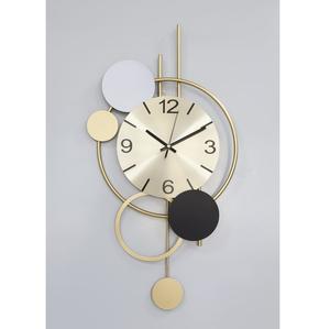 Reloj de Pared con Números Romanos en Oro Rosa, Reloj Decorativo Vintage Minimalista, Diseño Interior Elegante - Product Image 5