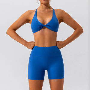 Pantalones Cortos Deportivos de Cintura Alta para Mujer, Cómodos, Transpirables, de Secado Rápido, para Verano, Gimnasio, Yoga, Running, Modelo Butterfly Sweat Canvas - Product Image 4