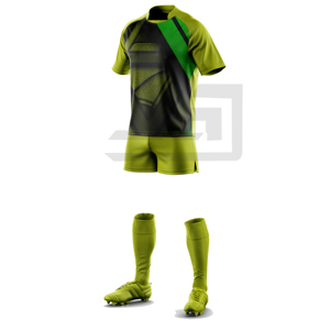 Uniforme de Rugby Estampado Premium, 100% Poliéster Ecológico, Sin Costuras, Resistente al Viento, Antibacteriano, Pantalones Cortos Ligeros - Product Image 2