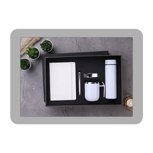 Personalized Embossed PU Leather Business <b>Notebook</b> Pen Keychain Tumbler Water Bottle Professional Corporate Gift <b>Set</b> Valentine's - Product Image 3