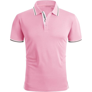 Polo de golf pour hommes 100% coton, logo personnalisé, vente en gros, usine - Product Image 2