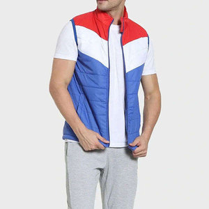 Chaleco Acolchado para Hombre con Cierre de Cremallera, Color Personalizado, Hecho de Poliéster, con Diseño y Marca Personalizados, Servicio OEM, Chaquetas para Hombre, Superventas - Product Image 3