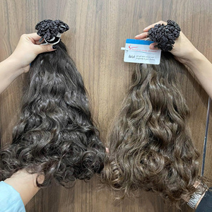 Précommande : Extensions de cheveux vietnamiennes Super Double Flat Tip Keratin, ondulées naturelles, haute qualité, couleur tendance - Product Image 6