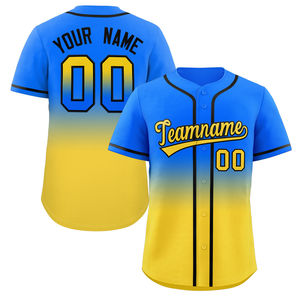 Uniformes de Béisbol Personalizados con Logotipo, Jersey Premium con Botones Completos, Impresión Digital, Nombre y Número Personalizados, Transpirable y que Absorbe la Humedad - Product Image 1