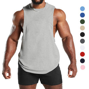 Vêtements de sport personnalisés NESTA SPORTS pour hommes, débardeur respirant en élasthanne et coton, t-shirt de musculation, débardeur de musculation pour la salle de sport - Product Image 2