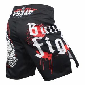 Pantalones cortos de MMA para hombre, con estampado, cintura elástica, para entrenamiento en gimnasio, kickboxing, ligeros, de secado rápido, coloridos, para artes marciales mixtas. - Product Image 3