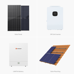 Sistema Solar Fuera de la Red de 5kW 6kW 8kW 10kW 12kW 20kW 30kW Directo de Fábrica, Conjunto Completo de Paneles <span class=keywords><strong>Solares</strong></span> para Solución Energética Doméstica - Product Image 2