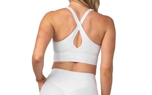 Elegant Sexy Knitted Wire-Free Breathable Lace <b>Bras</b> Women Everyday Adjustable Straps Solid Pattern Full Cup Soft Padding Added - Product Image 3