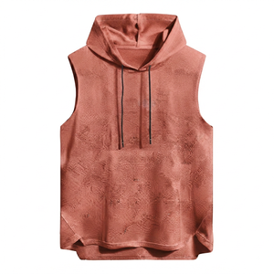Camiseta Deportiva de Gimnasio 100% Algodón, Estilo Urbano, Verano, Culturismo, Sin Mangas, Diseño Deportivo, Camiseta sin Mangas para Hombre - Product Image 1