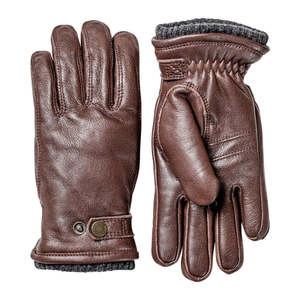Women's Beige <b>Leather</b> Touchscreen Gloves Needle Detection Full Finger Split <b>Cuff</b> Cashmere Lined Casual Daily Use Soft Grain Palm - Product Image 1