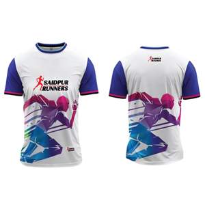 Camisetas Deportivas Sublimadas con Diseño Personalizado a Precio de Mayoreo, Cuello Redondo, para Maratón de Verano, 100% Poliéster - Product Image 1