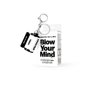 YORCH (POW) LIGHT Ver. Porte-clés 'Blow Your Mind' en alliage de zinc, mousqueton portable pour clés et bagages - Product Image 1