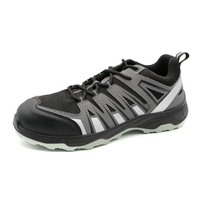 Chaussures de travail MaxiTough de haute qualité en microfibre, avec embout en acier, respirantes, noires, résistantes aux perforations, imperméables, antidérapantes, pour l'industrie