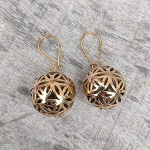 Pendientes de Latón Hechos a Mano de Alta Calidad, Estilo Artesanal, Color Sólido, Precio de Fábrica al por Mayor - Product Image 1