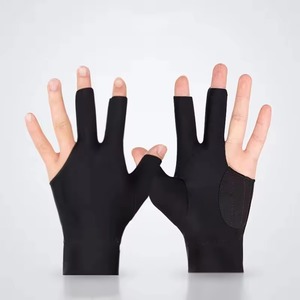 Guantes de Billar de Alta Calidad, Medios Dedos/Sin Dedos, con Color y Logotipo Personalizados, Unisex, para Jugadores - Product Image 6