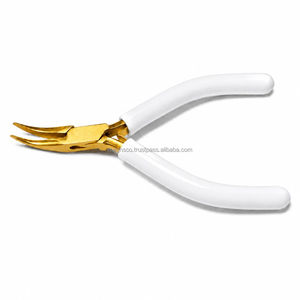 คีมปากแหลมสแตนเลสคุณภาพสูงสำหรับงานจิวเวลรี่ ชุบทอง 18k ขนาด 4.5 นิ้ว - Product Image 2