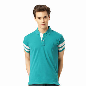 Polo pour homme en coton et polyester à manches courtes, style décontracté, personnalisable – Nouvelle collection en promotion - Product Image 1