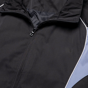 Custom Nylon Stand Collar Windproof Lightweight Nylon Full Zip up Windbreaker <b>Track</b> <b>Jacket</b> for Men - Product Image 3