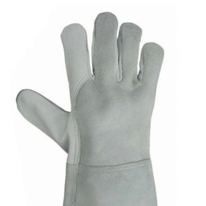 Gants de soudage en cuir confortables avec doublure douce - Conception cousue pour une durabilité accrue, compatibles avec les écrans tactiles, pour une utilisation en extérieur - Product Image 4