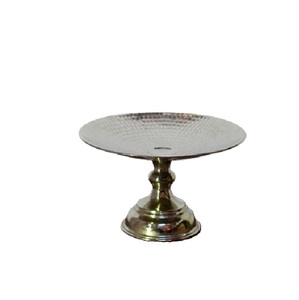 Modern <b>baking</b> decor Stainless Steel Cake Stand Irregular Shape Single Tier Hand Wash Only Decorative Display <b>Tray</b> - Product Image 2