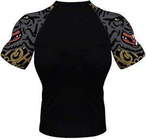 2026 Rashguards respirants à manches longues pour jiu-jitsu, Kimono de jiu-jitsu, Rashguard à séchage rapide en Spandex et Nylon, Impression de logo personnalisé - Product Image 6