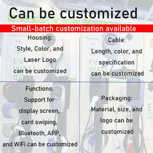 IP65ไฟฟ้า3เฟส250V/480V CE สำหรับ Type2ที่ผ่านการรับรองจาก ROHS 32A สายชาร์จ EV 22KW มาตรฐานยุโรป - Product Image 3