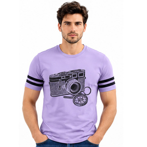 Camiseta de algodón para hombre, uso diario, tela suave premium, logotipo personalizado, ropa OEM ODM, proveedor de fábrica, camiseta de cuello redondo de algodón para hombre - Product Image 1